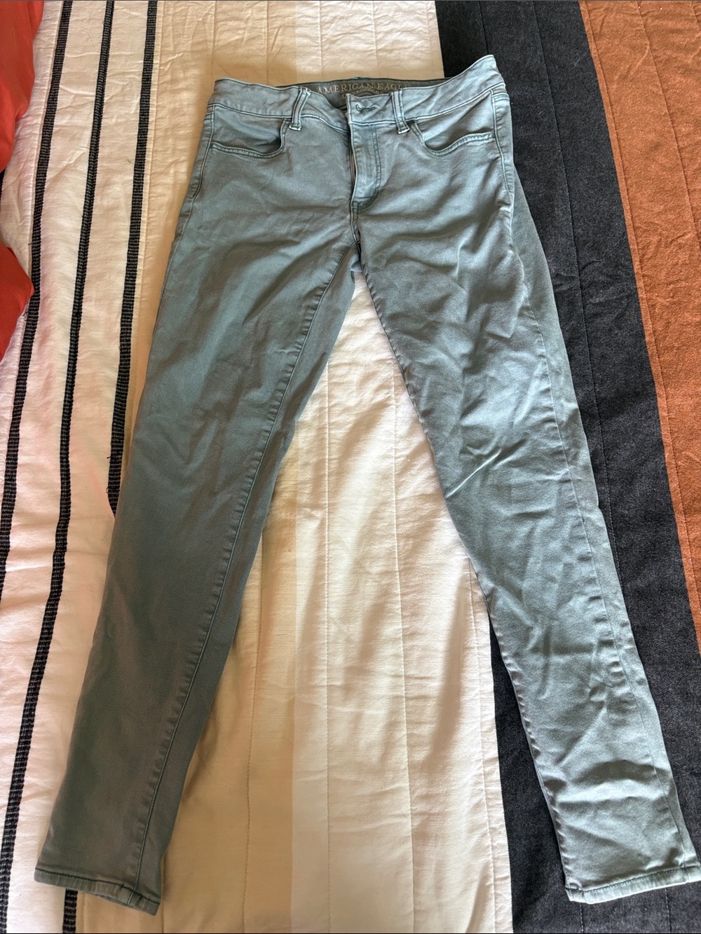 American Eagle Outfitters Women's Sage Green Jeggings